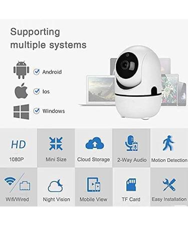 Smart IP Indoor Camera Monitor | 2-Way Audio, Motion Detection, Night Vision | Ideal for Baby, Home, Pet Surveillance - Buy Online on GoSupps.com