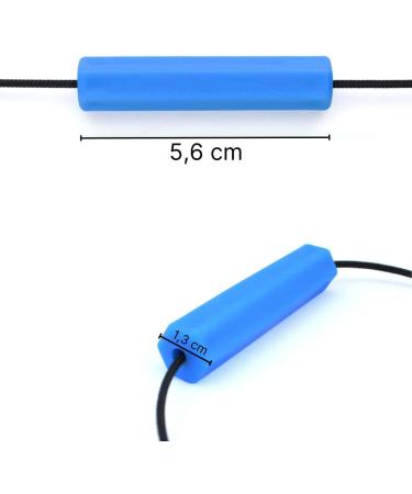 ARK Chewing Chain Tube | Sensory Necklace for Teething & Autism | Adjustable Strengths & Care Instructions - Soft Magenta - Buy Online on GoSupps.com