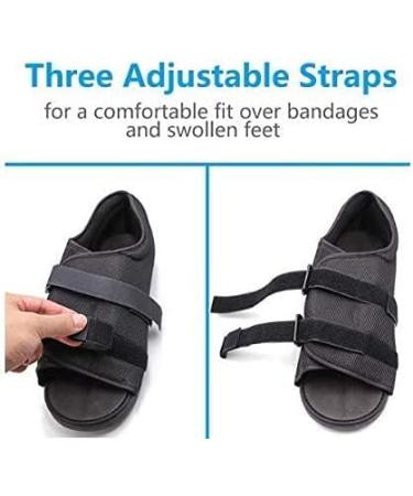 Medical Grade Post-Op Heel Weight Bearing Shoe - Orthopedic Sandal for Arthritis, Diabetic, Edema - Men/Women ML (30x11 cm) - Buy Online on GoSupps.com