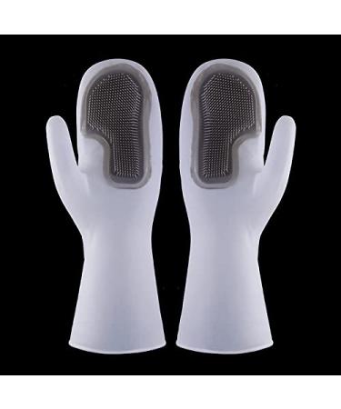 Magic Brush Gloves Dishwashing Brush Housework Gloves Thermal Insulation Kitchen Silicone Laundry Gloves Washing Bowls Gloves Tools
