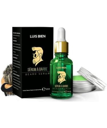 Luis Bien - Beard Growth & Care Kit - Strengthens and Nourishes - Serum Oil + Dermarolller - 20ml - Buy Online on GoSupps.com