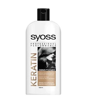 6 x Syoss Professional Performance Conditioner - Keratin - for dry and lifeless hair - 500ml