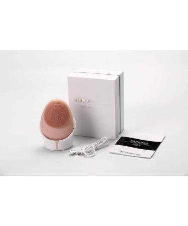SYL Swan Egg Shape Wireless Silicone Facial Cleansing Brush Cleanser & Massager Silicone Vibrating IPX6 Waterproof Facial Cleansing (Purple) - Buy Online on GoSupps.com