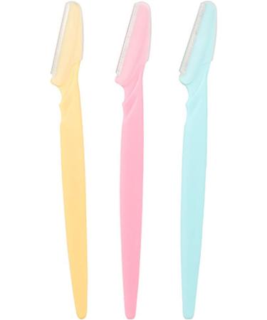 ZJchao 3 Set Eyebrow Trimmer & Facial Razors - Stainless Steel Perfect for Women's Eyebrow Shaping & Hair Removal - Ideal for Beginners - Buy Online on GoSupps.com