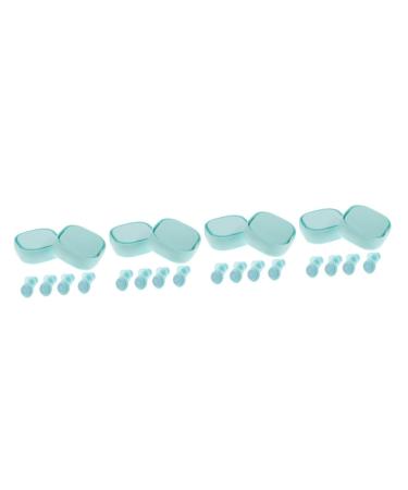 FOMIYES 8 Sets Girls' Noise Canceling Earplugs Construction Soundproof Earplugs Sounds Blocking Earplugs Noise Cancelling Earbuds Anti-Noise Ear Hook Travel Nano