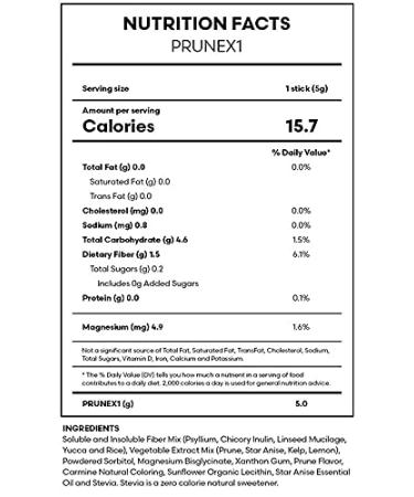 FuXion Prunex 1 Plum Flavored Tea: Easy-Dissolve Kelp for Digestive Health and Constipation Relief (7 Sachets) - Buy Online on GoSupps.com