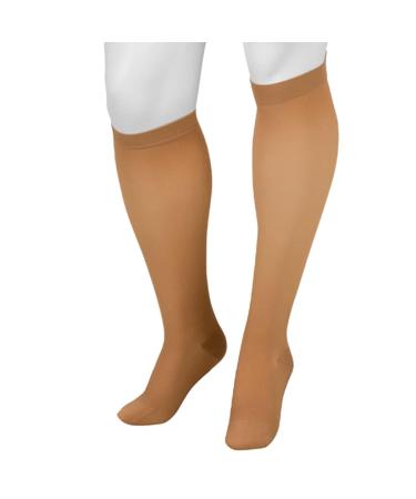 Juzo 4412ADFFSH14 IV Basic Knee Full Foot Short - Beige