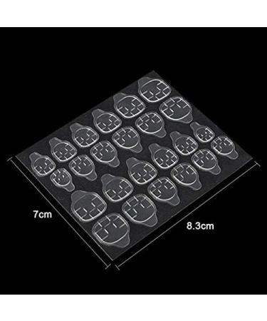 Stuurvnee Double-Side Nail Glue Sticker Nail Glue Jelly Tape Adhesive Tabs Nail Glue Transparent Flexible Adhesive - Buy Online on GoSupps.com