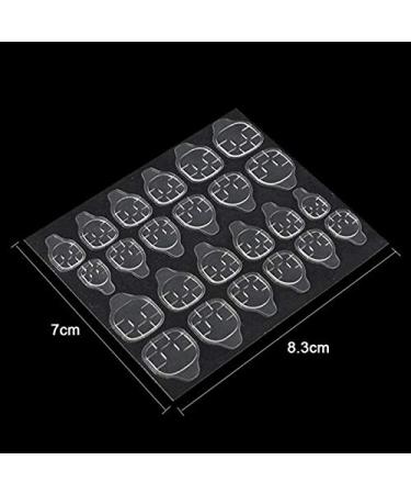 Vrttlkkfe Double Nail Adhesive Stickers - Transparent Flexible Nail Glue Tape for Long-Lasting Hold | International Shipping - Buy Online on GoSupps.com