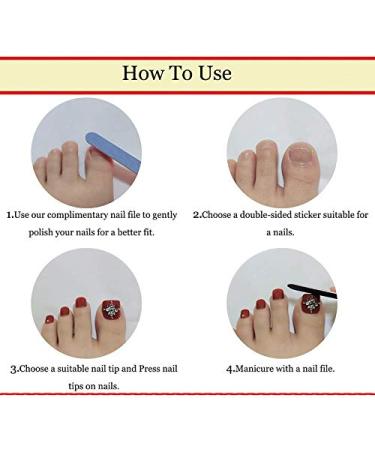 Fairvir 24pcs Silver Mirror Acrylic False Toenails - Full Cover Sequins for Women & Girls | International Shipping - Buy Online on GoSupps.com