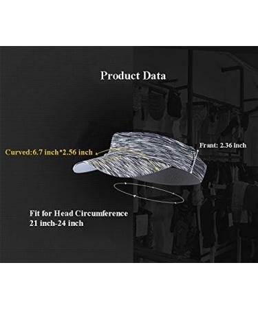 Forbusite Women Visor Cap for Running and Sport - Packable Headband V206s-multi - Buy Online on GoSupps.com
