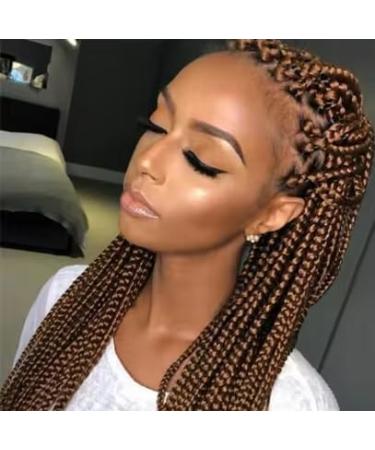 Just Another One 24inch Hair Extensions for Jumbo Braiding Colourful Pre Stretched Hair Heat Resistant Yaki Synthetic African Box Braids Crochet Twist hair for Women Girls & Unisex Medium Brown 27 Medium Brown 24 inches - Buy Online on GoSupps.com