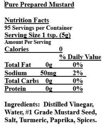 Morehouse Pure Prepared Mustard 17 Oz: Taste the Difference - Buy Online on GoSupps.com