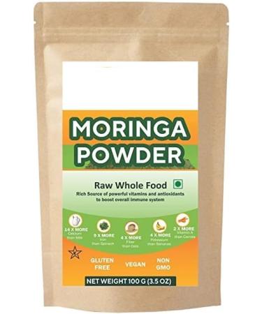 Moringa Leaf Powder 100 gram Vegan Kosher Halal Certified