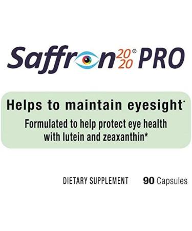 Persavita Saffron 2020-PRO Eye Health Supplement - Vision Support with Saffron, Resveratrol, Zeaxanthin & Lutein - 90 Vegetarian Capsules - Buy Online on GoSupps.com