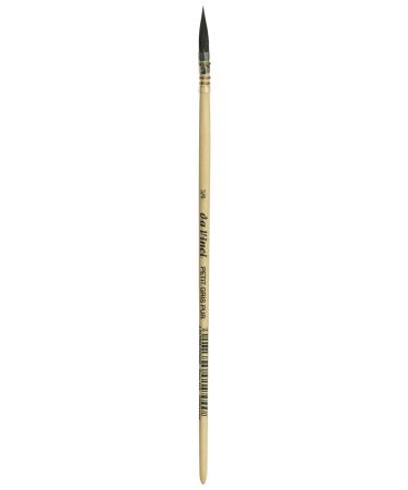 da Vinci Watercolor Series 418 Petit Gris Pur Paint Brush  Wash/Mop Pure Russian Blue Squirrel  Size 3/0 Petit Gris Pur French Quill Size 3/0