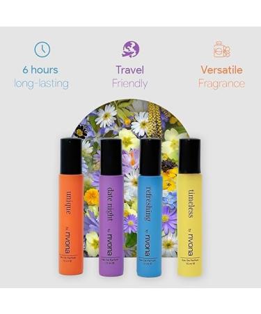 Unisex Floral Perfume Gift Set Of 4x15ml For Unisex Premium Long-Lasting Liquid Fragrance Rakhi Gift Set For Brother & Sister Ifra Certified - Buy Online on GoSupps.com