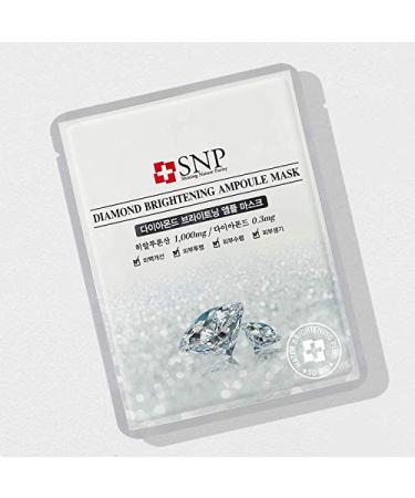 SNP Diamond Brightening Ampoul Mask - 0.85 Ounce | Brightening Hydrating International Shipping Available - Buy Online on GoSupps.com