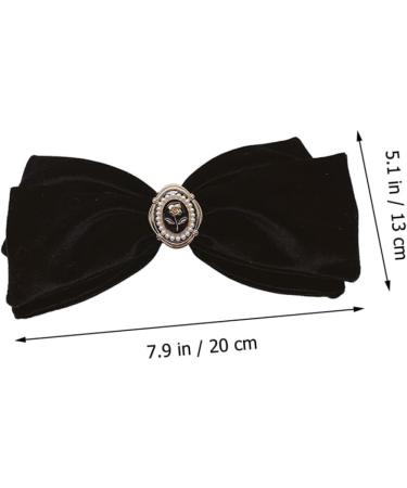 FRCOLOR Bowknot Pearl Hair Pearl Hair Barrettes Hairpins Hair for Women Hair Accessories for Women Barrettes for Women Hair Decoration Hair Pin Hair Clip Miss Cloth Big Hairpin The Flowers - Buy Online on GoSupps.com