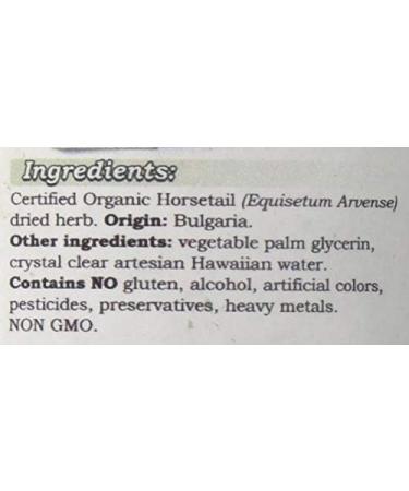 Organic Horsetail Alcohol-Free Liquid Extract 4 oz - Hawaii Pharm Herbal Supplement - Buy Online on GoSupps.com