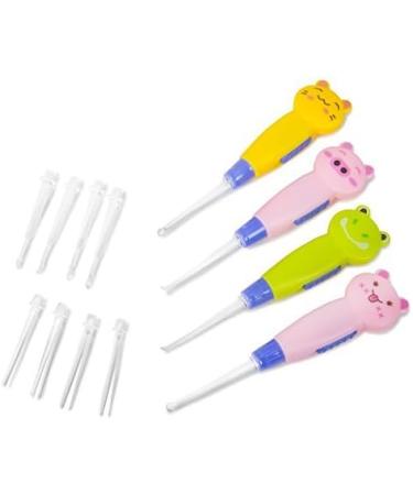 KleanEars Kids Earwax Remover Tool - Baby Safe 4 Pcs with LED Lighting for Gentle Ear Cleaning - Buy Online on GoSupps.com