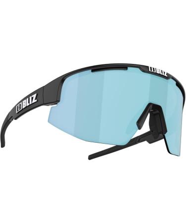 Buy Bliz Matrix Small Matte Black/Smoke Sunglasses with Ice Blue Multi Lenses - International Shipping Available - Buy Online on GoSupps.com