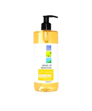 Waterproof make-up remover rice gear oil 500 ml 100% natural hair oil cleaning face and eyes-facial cleaning vegetable rice ceramide treatment against stretch marks