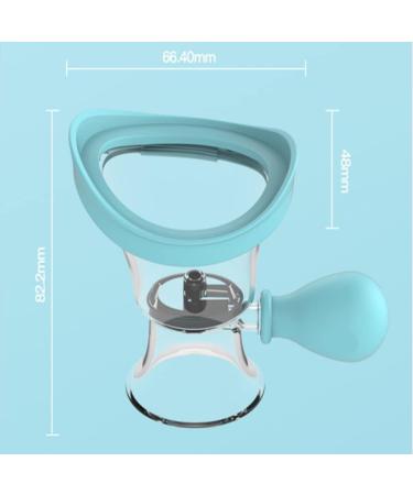 Hand-Operated Silicone Eye Washing Cup Kit - Effective Eye Cleaning Reduces Dust & Irritation Transparent Blue Eye Wash Cup for Safe Eye Care - Buy Online on GoSupps.com