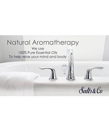 Spring Dead Sea Salts - Rose & Neroli Essential Oils - Salts & Co Organic Natural Aromatherapy Bath Salts - 500g - Buy Online on GoSupps.com