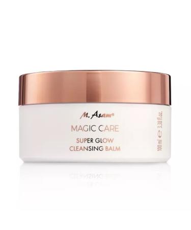 M. Asam Magic Care Super Glow Cleansing Balm (100 ml)-cleaning balm for a thorough & unique cleaning experience removes dirt make-up light protection filter facial care
