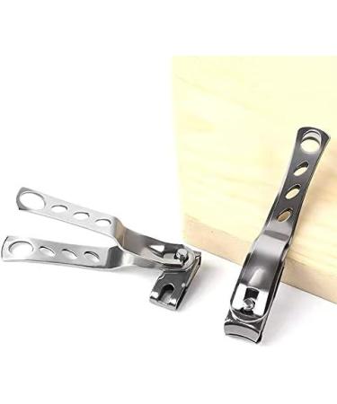 UNbit Nail Clipper Adult Nail Clippers Stainless Steel Silver Nail Clippers 9.5cm 360 Degree Rotating Stainless Steel Nail Clippers - Buy Online on GoSupps.com