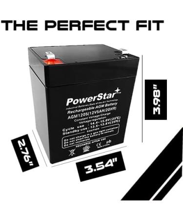 PowerStar 12V 5Ah Replacement Battery for Interstate Power Patrol SEC1055 - Reliable International Shipping - Buy Online on GoSupps.com