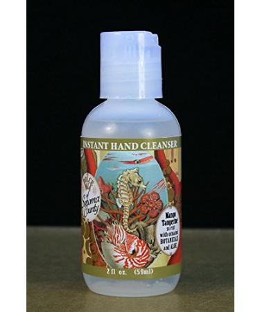 Dolce Mia Reef Mango Tangerine Hand Sanitizer With Aloe Vera and Organic Botanicals 2 oz. Travel Size
