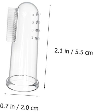 GOOHOCHY 10 Sets Finger Brush Teething Toothbrush for Babies | Soft & Safe Oral Care - Buy Online on GoSupps.com