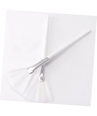 BIUDECO Skin Care Brushes Fan up for DIY Makeup Makeup Fan Shape Make up Brush with Wood Handle Facial Brush for White Makeup The Brush Cosmetic - Buy Online on GoSupps.com