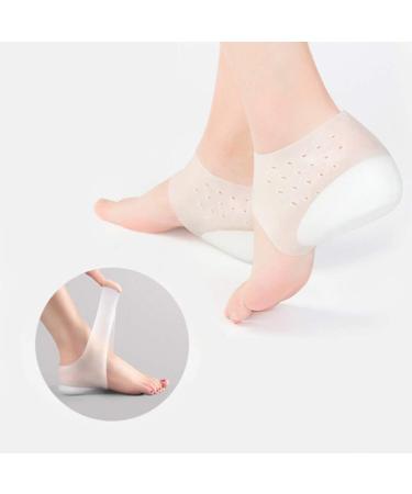 Supvox Silicone Heel Cushions for Pain Relief | Gel Insoles for Heel Spurs | Foot Care Cushion for Men & Women - 2.5cm Pair - Buy Online on GoSupps.com