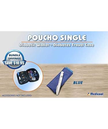 Medicool Poucho Diabetic Wallet + Daily Organizer Bundle - Blue | PDP+DAILYBundle - Buy Online on GoSupps.com