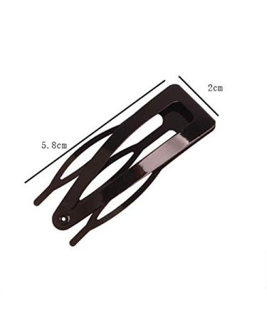 KDDOM Double Grip Metal Hair Clips - 10 Pack Black Snap Hair Barrettes for Women & Girls - Buy Online on GoSupps.com