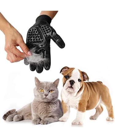 LetiStore 2X Cat Brush Grooming Gloves - Blue XL | Effective Pet Grooming for Cats Dogs and Horses | Remove Hair Easily - Buy Online on GoSupps.com