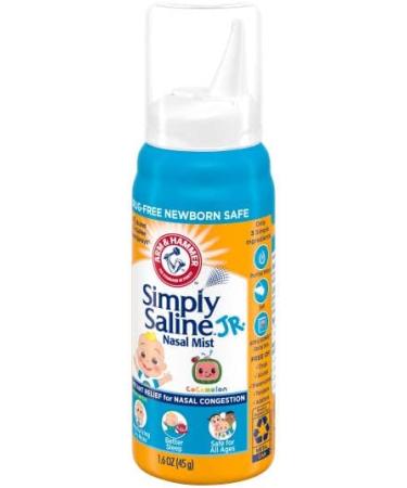 Simply Saline Nasal Mist Baby 1.6 oz (1 Pack) | Gentle Relief for Infant Congestion - Buy Online on GoSupps.com