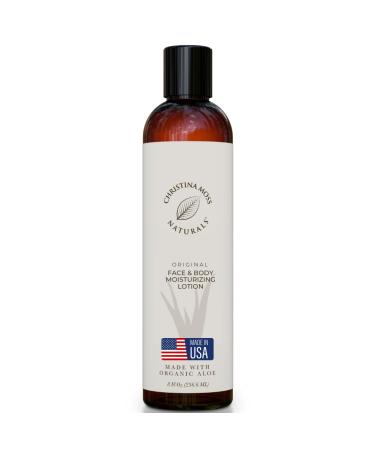 Unscented Body Lotion for Dry Skin Hydrates & Nourishes with Clean Pure Ingredients Can Help Soften Hands Feet Elbows and Body Plant Based 8 oz