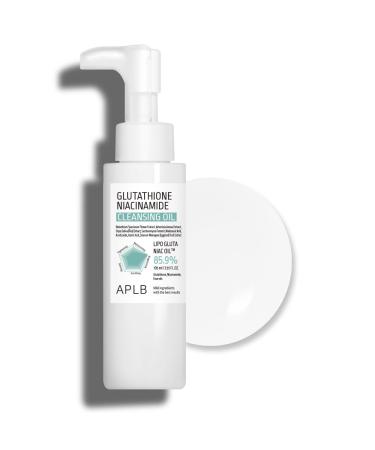 APLB Glutathione Niacinamide Cleansing Oil | Huile Lipo Glutathion Niac 73 8% 105ml/Soins cor ens D maquillant pour peaux sensibles Hydratant Soin des points noirs