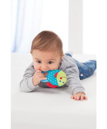HABA Teether Chomp Champ Fish Teether for Babies - Soft Activity Toy with Crackling Foil & Teething Ring - Buy Online on GoSupps.com