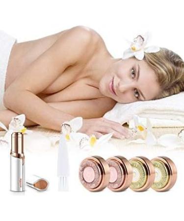 Facial Hair Remover Replacement Heads - Ablerv Flawless Replacing Blades for Good Finishing and Well Touch for Upper Lip Chin Cheeks and Sideburns 18K Gold-Plated As Seen On TV - Count 5 4 Count - Buy Online on GoSupps.com