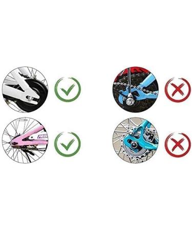 YJIA Children's Bicycle Training Wheels - Flash Silent Design for 12-20 inch Single Speed Bikes - Buy Online on GoSupps.com