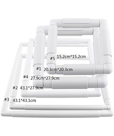 Universal Plastic Embroidery Frame - 27.9x27.9cm - for Quilting, Needlepoint, Silk-Painting - Buy Online on GoSupps.com