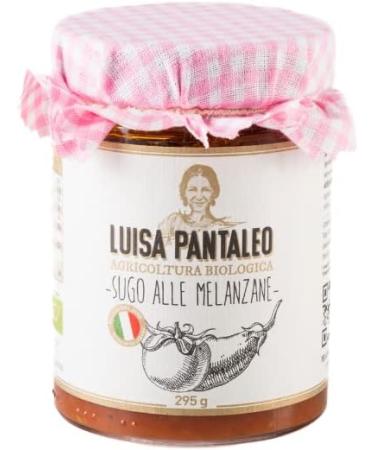Pantaleo Agricoltura Luisa Pantaleo organic eggplant sauce 6 jars of 295 g 100 made in Italy without preservatives low fat content condiment for pasta - Buy Online on GoSupps.com