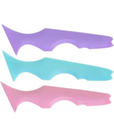 Baluue 15 Pcs Silicone Beauty Ruler Lipstick Wearing Aid Mauve Eyeshadow Eyelash Applicator Lash Mascara - Buy Online on GoSupps.com