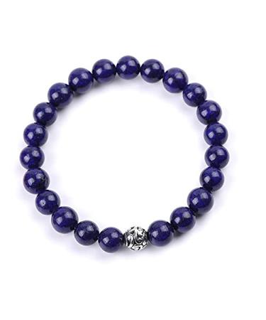 Raindrop Volcanic Stone Couple Handwasher Ball Map Stone Energy Stone Black Magnet Bracelet (Color : 3)