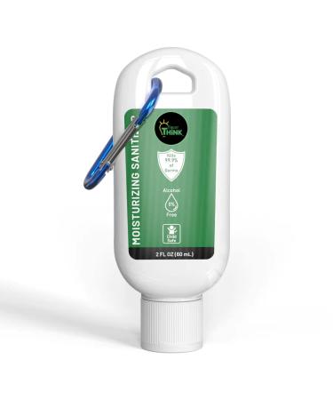 Hand and Body Sanitizer Moisturizer | Alcohol-Free Formula Kills 99.9% of Germs Using Antiseptic 'BZK' | Fragrance & Paraben Free | Lasting Up To 24 Hours | For All Ages and Skin Types (2 oz Travel Size) 2 Ounce Travel S...